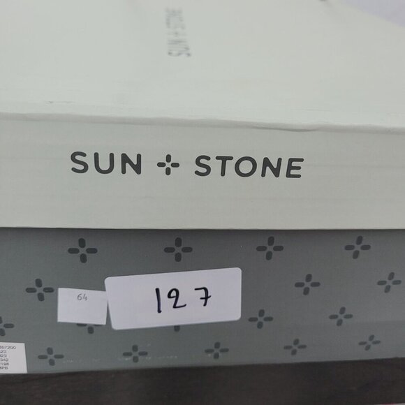 NWT Sun Stone Patriceef Womens Black Faux Suede High Heel Ankle Boots Size 10M - Picture 9 of 9